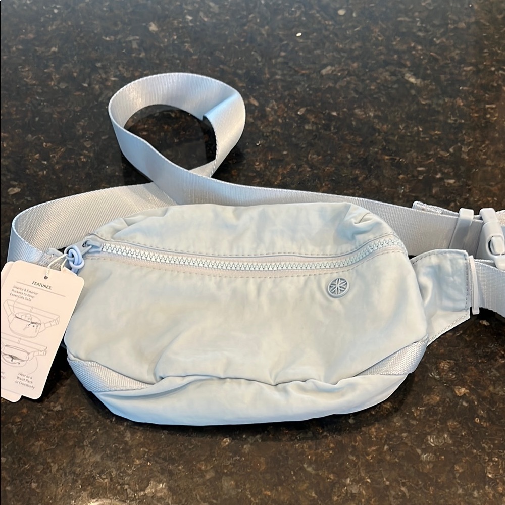Light Blue Belt Bag